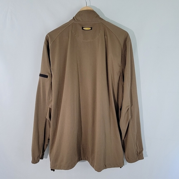 GREG NORMAN Play Dry Men's Gray Water Repellent Windproof Gold Jacket Size XL - Picture 7 of 12